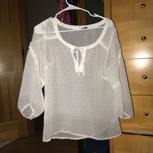 Clear long sleeve shirt